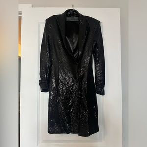 Zara sparkly blazer dress